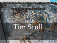 Tablet Screenshot of cantonclayworks.com